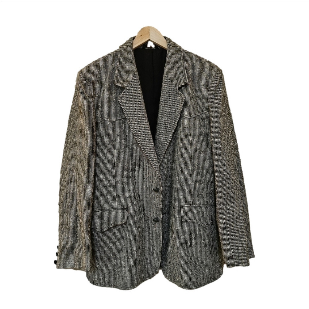 PIONEER WEAR Western Collegiate Wool Coat